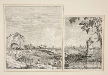 The Wagon Passing over a Bridge, from the series Views