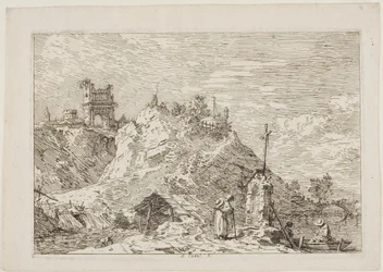 Landscape with the Pilgrim at Prayer, from Vedute