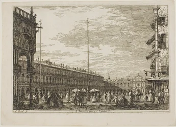 The Procuratie Nuove and S. Ziminian V., from Vedute