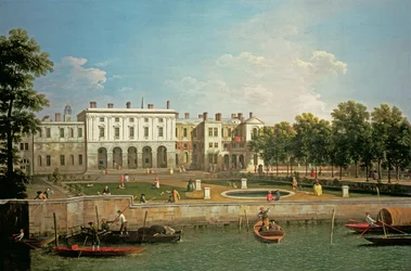 Old Somerset House from the River Thames
