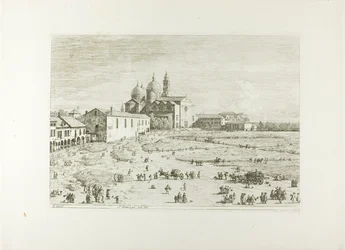 S. Giustina in prà della Vale, from Vedute