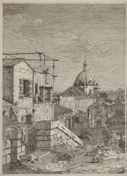 The House with the Inscription [left]