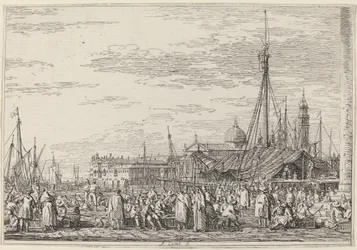 The Market on the Molo, c. 1735-1746