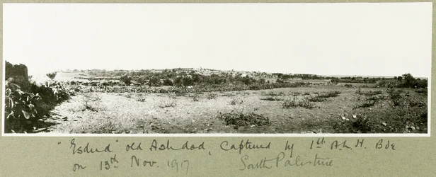Esdud, Old Ashdod, Captured by 1st A.L.H. Brigade on 13th November 1917