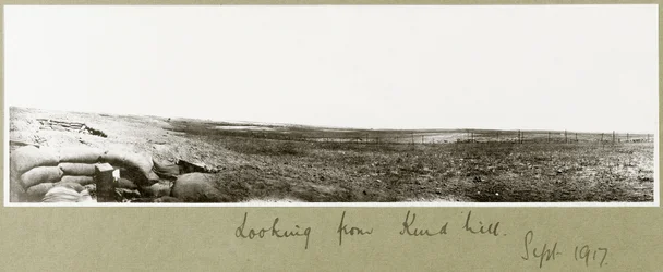 Looking from Kurd Hill, September 1917