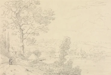 Looking upon Wootton Bridge, Isle of Wight, August 1828
