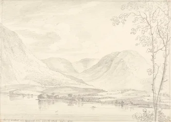 Part of Mellbreak over Crummock Lake, 1 August, 1835