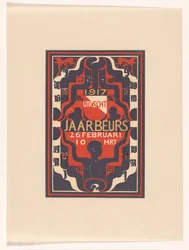 Announcement for Utrecht Fair 1917