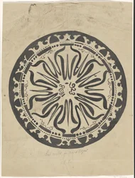Design for a Plate for the Silver Jubilee of Queen Wilhelmina