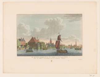 View of the Village of Westzaandam Seen Across the Water