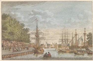 Harbor of Middelburg, ca. 1790