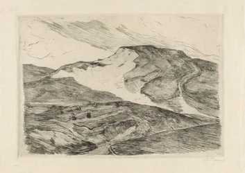 Dune Scene with Women Spreading Nets
