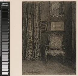 Interior of a Room in Rue du Trône 190, Brussels