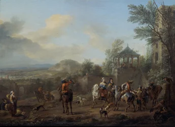 Departure for Hunting