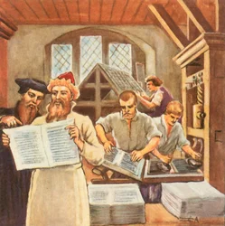 Gutenberg Prints the Bible