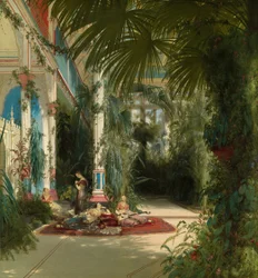 The Interior of the Palm House on the Pfaueninsel Near Potsdam