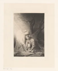 Christ Comforted by an Angel in the Garden of Gethsemane