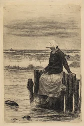 The Girl by the Bollard