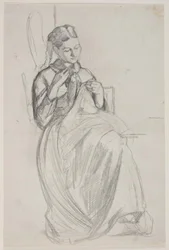 Sewing Girl (The Artist