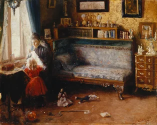 Helping Mother, 1892
