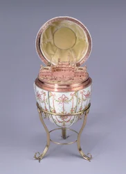 Gatchina Palace Egg, Made by Mikhail Perkhin, 1901