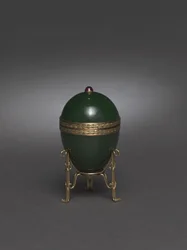 Jade Egg with Stand