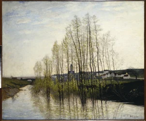 River Landscape, Champagne