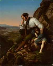The Robber with His Sleeping Child