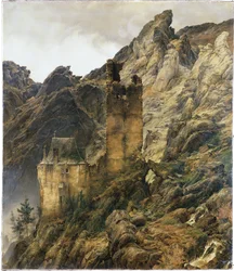 Rocky Landscape: Gorge with Ruins