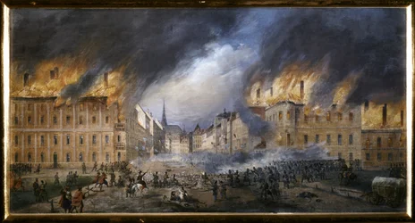 MARCH REVOLUTION: Battle at the Star Barricade in the Jagerzelle on October 28