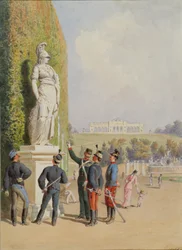 In the Garden of Schönbrunn Palace in Vienna