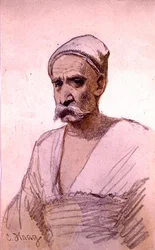 Study of an Egyptian Figure