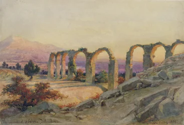 The Aqueduct of Salona, Dalmatia, 1854