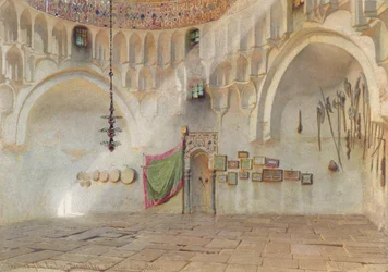 The Mosque of the Howling Dervishes, near Case el Ali, Cairo