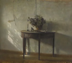 A sunlit interior
