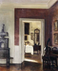 An Interior with a Cello