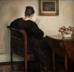 Interior, Reading Woman