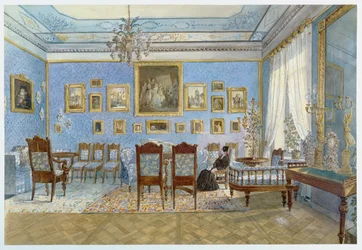 The Salon of Madame Hanska in St. Petersburg