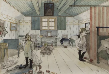 Mammas and the Small Girls Room, from A Home series