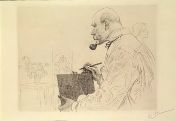 Self-portrait as an Etcher