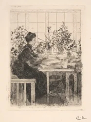 Wendela (Mrs Pfannenstill) at the Window