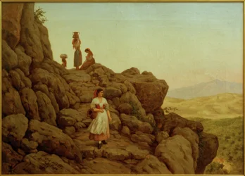C.L.Jessen, Rocky Landscape near Rocca di Papa