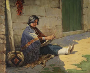 Hopi basket-maker