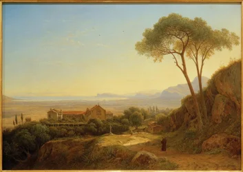 C. Morgenstern, Evening Mood... Capuchin Monastery Baida...