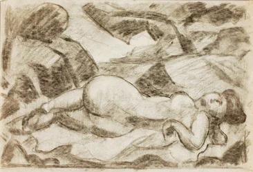 Female Nude, Reclining
