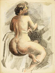 Seated Female Nude