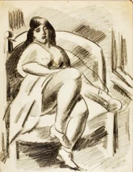 Seated Female Nude