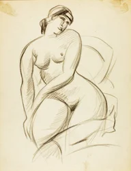 Seated Female Nude
