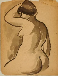 Seated Female Nude