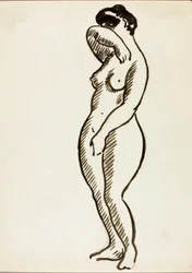 Standing Female Nude